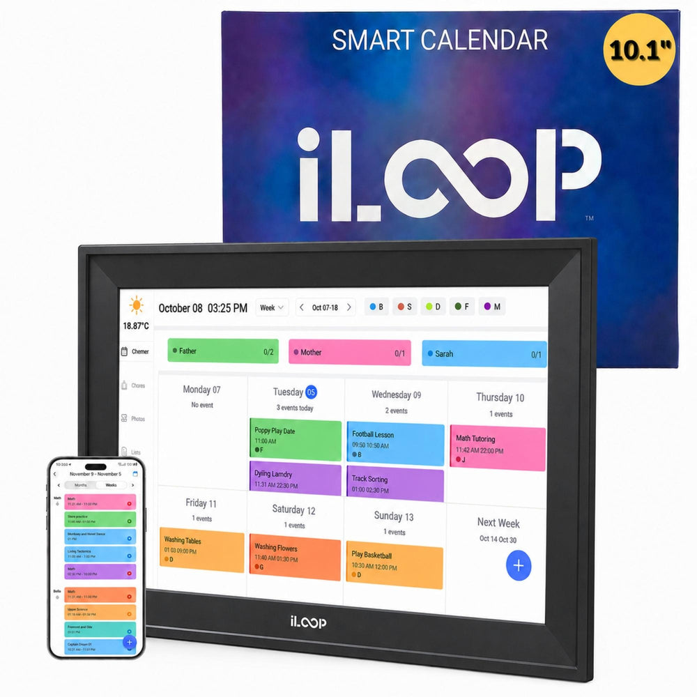 iLoop 10.1-inch Digital Calendar · 32GB, official product image