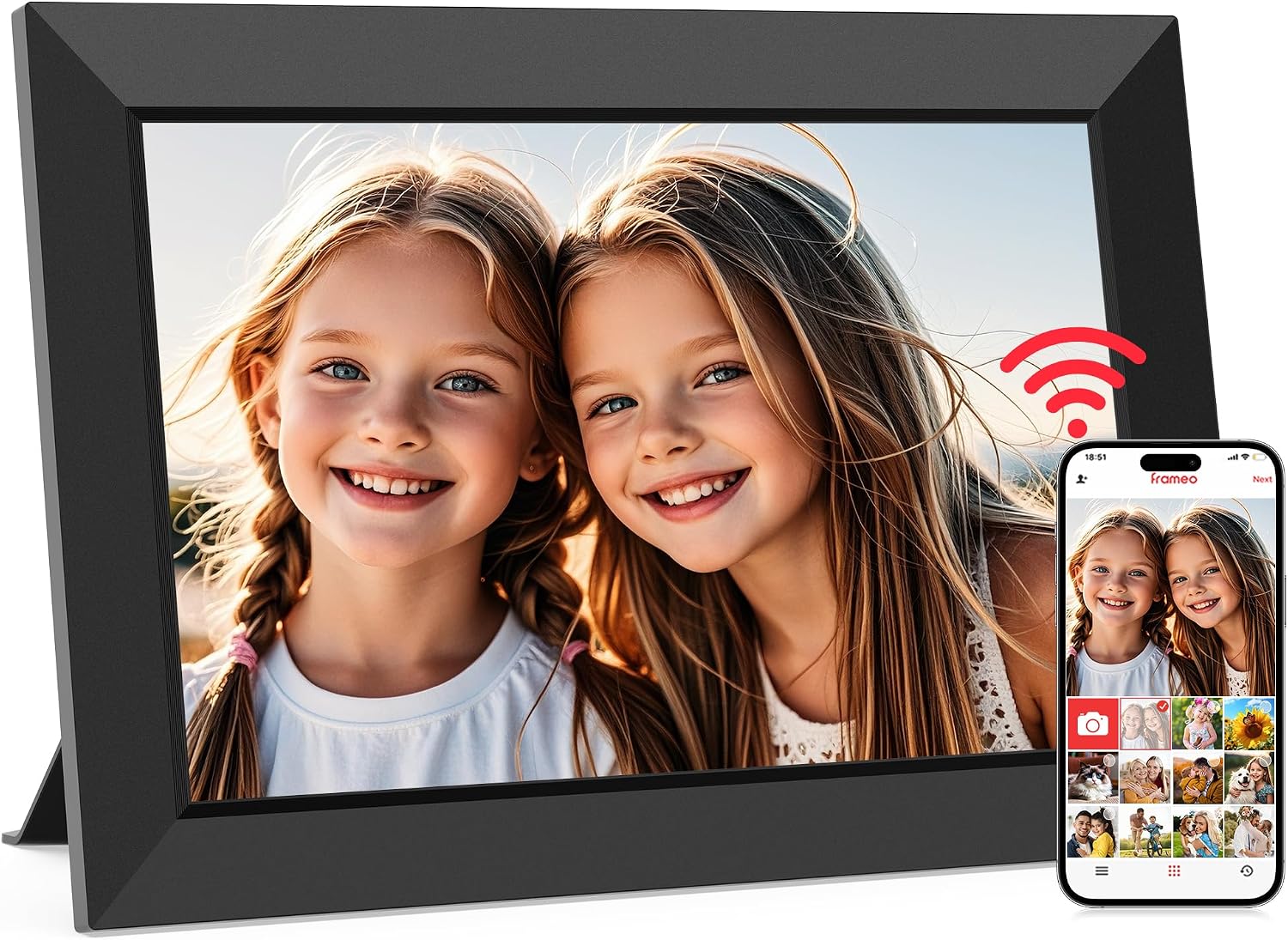 MAXANGEL M-102K black photo frame, selected listing image