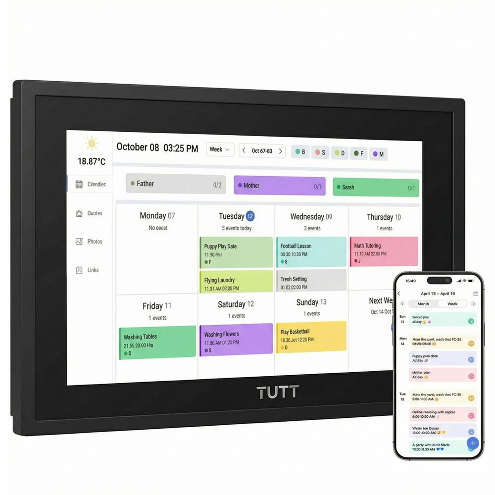 TUTT 21.5-inch Digital Calendar · 32GB, official product image